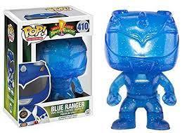 Funko Pop! Power Rangers #410 Blue Ranger, Game Stop Morphing exclusive