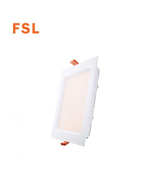 פאנל FSL מרובע שקוע 12W אור חם FS-GT10-12W-W-SQ