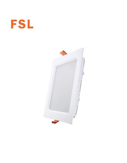פאנל FSL מרובע שקוע 12W אור יום FS-GT10-12W-D-SQ