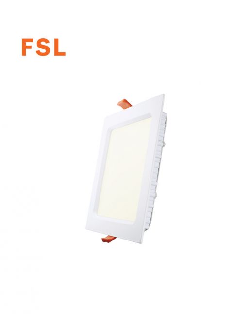 פאנל FSL מרובע שקוע 12W אור קר FS-GT10-12W-C-SQ