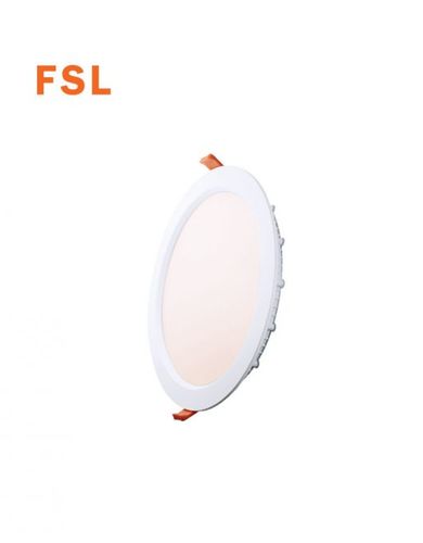 פאנל FSL עגול שקוע 9W אור חם FS-GT10-9W-W-RD