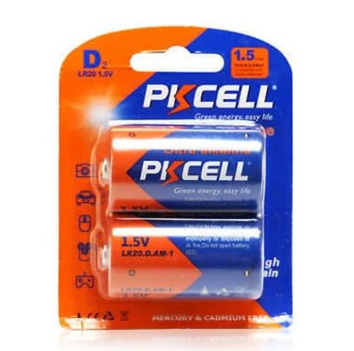 מארז 50 סוללות  אלקליין גודל PIKCELL LR20 D