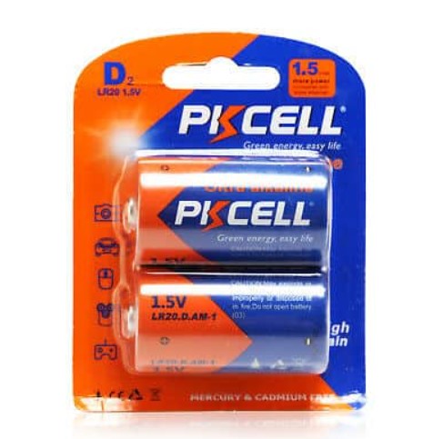 מארז 100 סוללות  אלקליין גודל PIKCELL LR20 D
