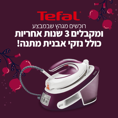 מגהץ קיטור Tefal טפאל GV9810 | יבואן רשמי 5 שנים אחריות