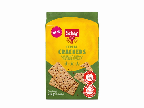 קרקרים בתוספת דגנים ללא גלוטן 6*35 - Schar