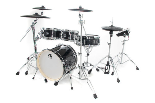 מערכת תופים אלקטרונית מקצועית תוצרת גרמניה G5 Pro BS5 בצבע שחור ובעיצוב אקוסטי 805505 מבית GEWA (Germany)