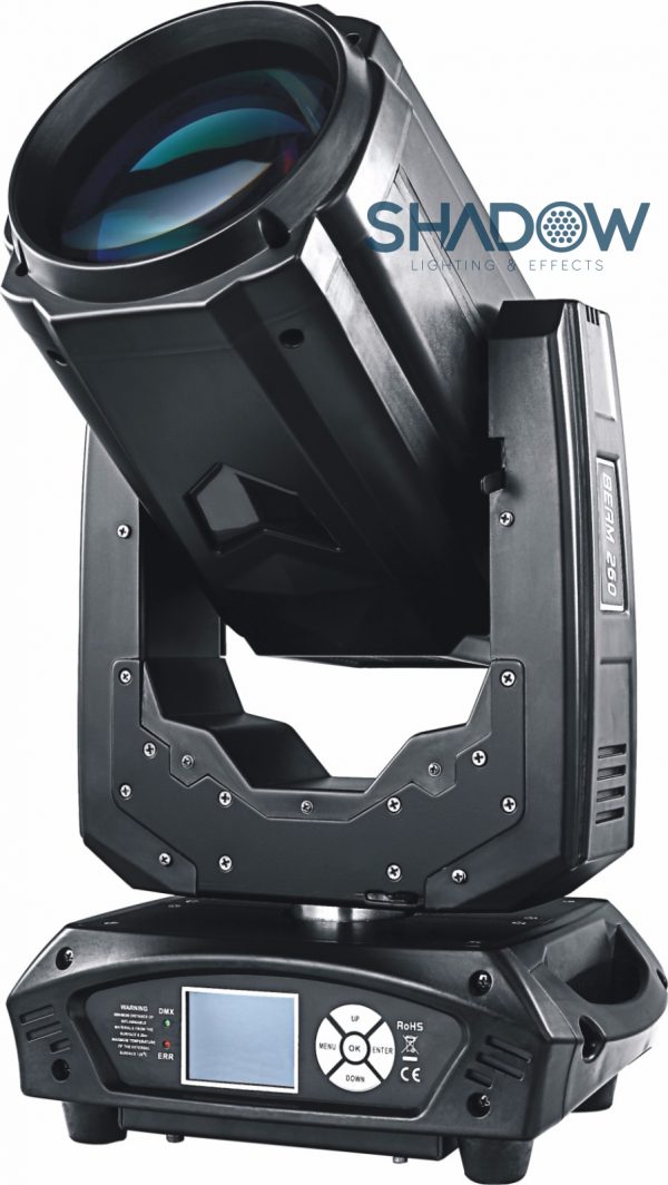 פנס BEAM 260 R9 עם פריזמה וגובו כפולים SHADOW