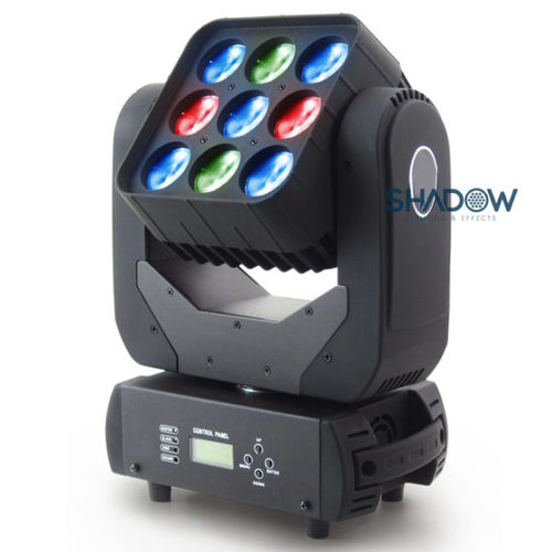 פנס מובינג לד SHADOW 9Eyes 9X12W RGBW 4 in 1