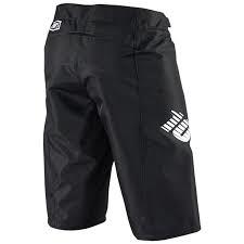 מכנס רכיבה קצר לאופניים שחור 100% R-CORE DH