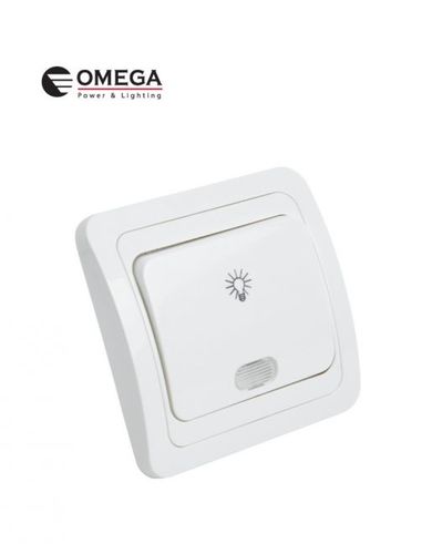 לחצן מדרגות מואר OM-STAIRS-WH-B