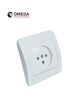 שקע כוח 16A OM-SOCKET-WH-B