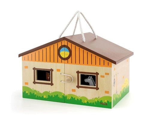 ויגה - אורווה מתקפלת עם דמויות VIGA