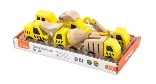 ויגה - סט מכוניות עפר מעץ VIGA 50541