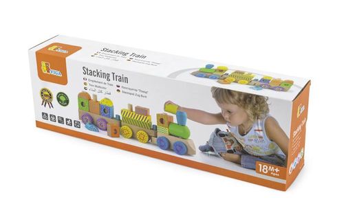 ויגה - רכבת התאמת צורות מעץ VIGA 50572