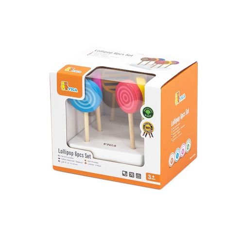 ויגה - סוכריות על מקל מעץ 44529 VIGA