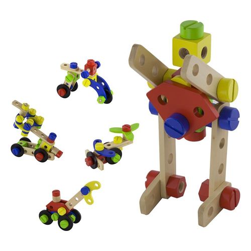 ויגה - דלי 48 קוביות עץ תעשייה 50383 VIGA