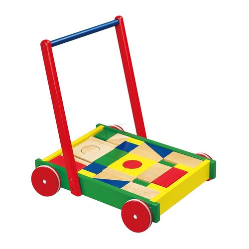 ויגה - מעודד הליכה עם קוביות מעץ VIGA 50306