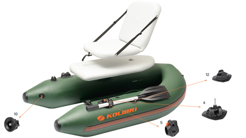 סירה מתנפחת ליחיד KOLIBRI Float board boat