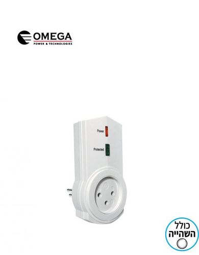 מגן ברקים ונחשולי מתח כולל השהייה OM-GS-14W