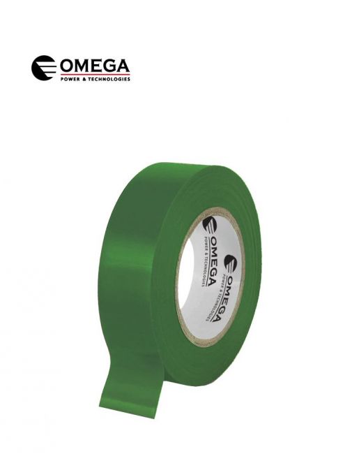 סרט בידוד דביק PVC צר (19 מ"מ) – ירוק PVC-19-GR