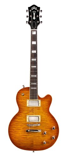 זוית נוספת GUILD Bluesbird in iced tea burst