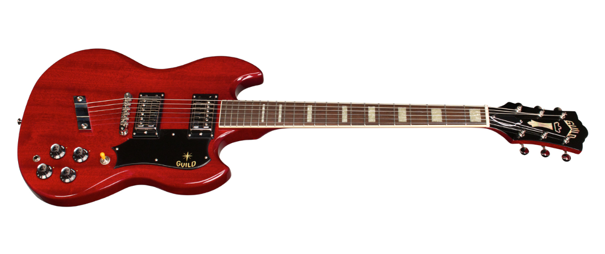 גיטרה חשמלית Guild S-100 Polara Cherry Red