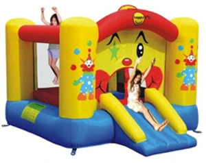 מתנפח ליצן עם מגלשה דגם 9201