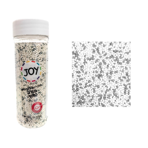 סוכריות ג'וי JOY מזרה כסוף לבן 130 גרם