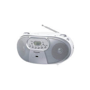 מערכת שמע ניידת דגם RXDU10 PANASONIC בצבע לבן