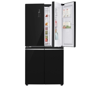 LG מקרר 4 דלתות דגם GRB608BDID זכוכית שחורה אל ג'י