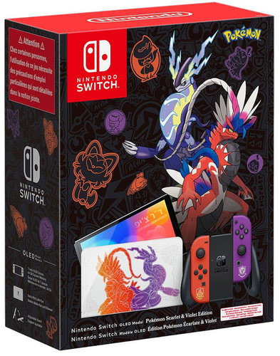 Nintendo Switch (דגם OLED) – Pokémon Scarlet & Pokémon Violet