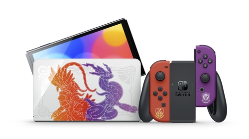 Nintendo Switch (דגם OLED) – Pokémon Scarlet & Pokémon Violet