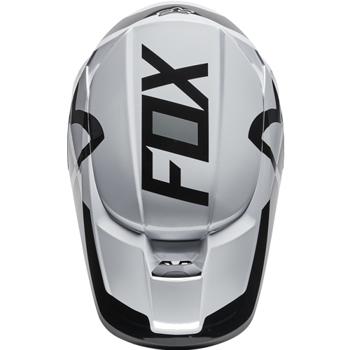 קסדה לאופנוע שטח ילדים V1 שחור / לבן - YOUTH V1 LUX HELMET