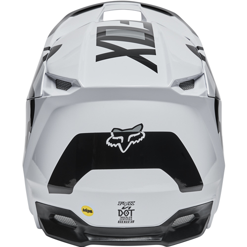 קסדה לאופנוע שטח ילדים V1 שחור / לבן - YOUTH V1 LUX HELMET