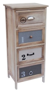 שידת אחסון 4 מגירות דגם ג