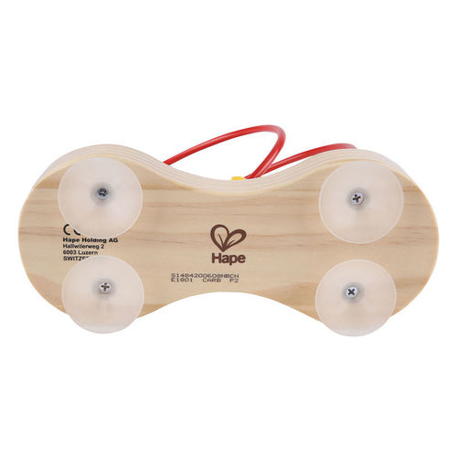 DOUBLE BUBBLE - צעצוע השחלת חרוזים עם הדבקה לשולחן