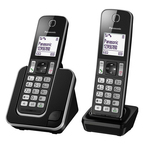 טלפון אלחוטי + שלוחה נוספת ‏ PANASONIC KXTGD312