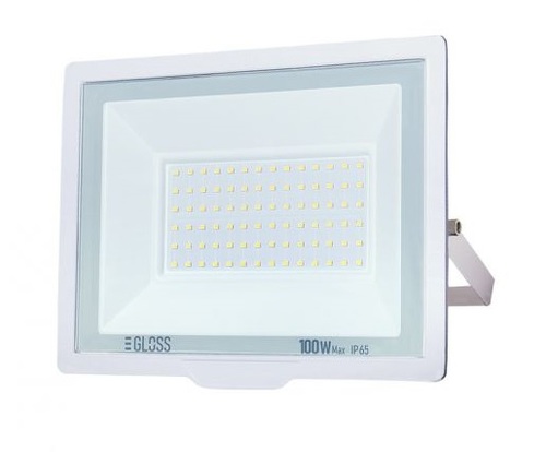 פנס הצפה גוון אור חם מוגן GLOSS SKINNY IP65 100W