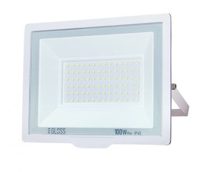 פנס הצפה גוון אור חם מוגן GLOSS SKINNY IP65 100W
