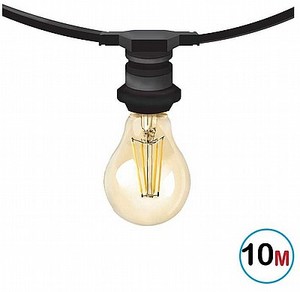 גרלנדה עם 10 בתי נורה OMEGA OM-G10M-10XE27-BT
