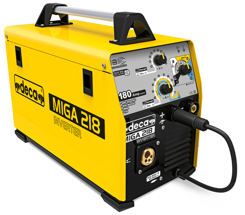 רתכת MIGA218 מסדרת Synergic מתוצרת Deca