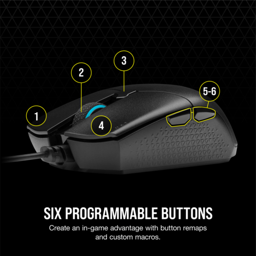 עכבר לגיימרים עם תאורה Ultra-Light FPS/MOBA Gaming Mouse