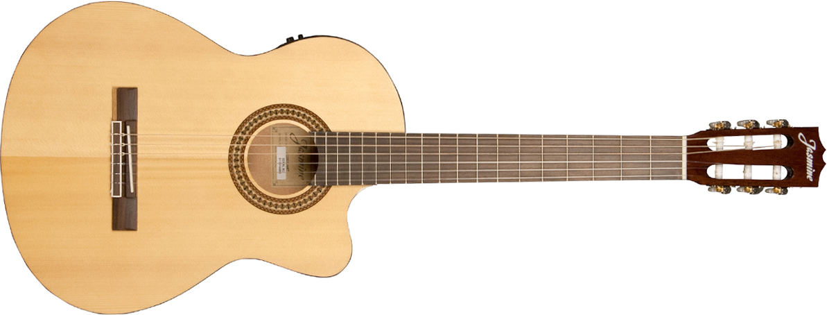 גיטרה קלאסית מוגברת Jasmine JC-25CE