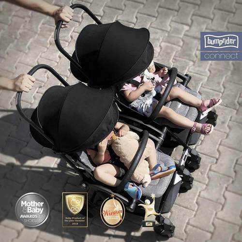 טיולון המתאים מלידה קונקט 3 Conect - שחור באמפ ריידר Bumprider