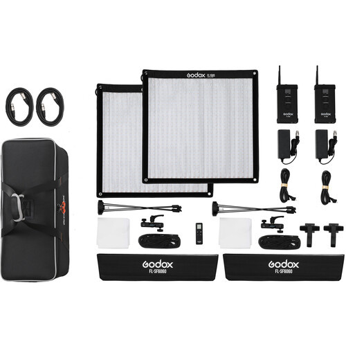 סט 2 משטחי אור גמישים Godox FL150S Flexible LED
