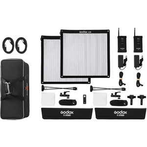 סט 2 משטחי אור גמישים Godox FL150S Flexible LED