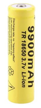  זוג סוללות נטענת UltraFire 3.7v 9900mAh 18650 Li-ion