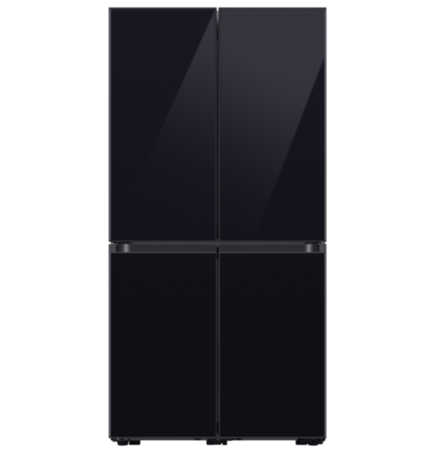 מקרר 4 דלתות עם קיוסק 938 ליטר דגם Samsung RF92A9223BK BESPOKE זכוכית שחורה