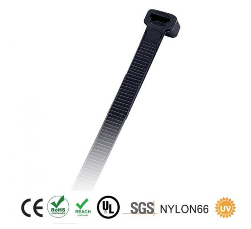חבק (אזיקון) Nylon66 שחור 5X300.7