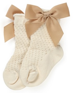 זוג גרביים לתינוק עם סרט במידה 0-12 - אופוואיט